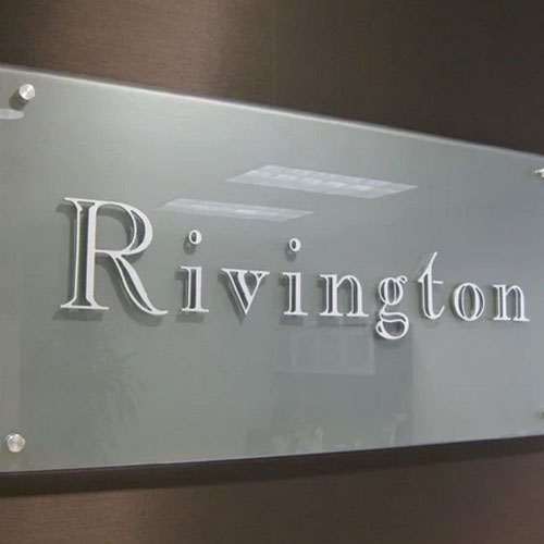 Glass Signage Board